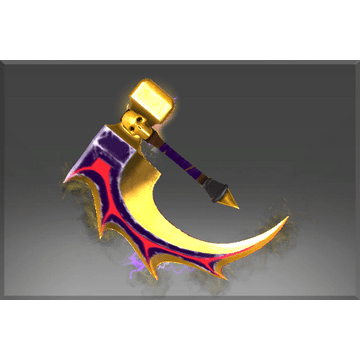 Golden Offhand Basher of Mage Skulls