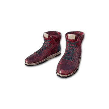 Hi-top Trainers (Red)