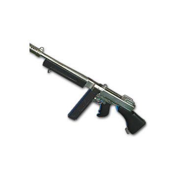 Silver Plate - Tommy Gun