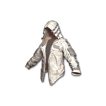 Leather Hoodie (White)