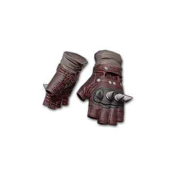 Punk Knuckle Gloves (Red)