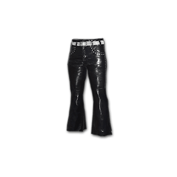 Leather Bootcut Pants
