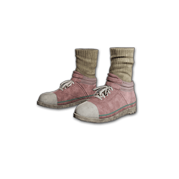 Hi-top Canvas Sneakers (Pink)