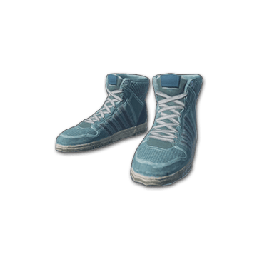 Hi-top Trainers (Blue)