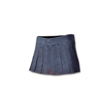 Pleated Mini-skirt (Blue)