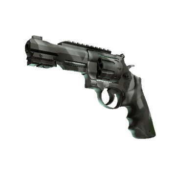 R8 Revolver - Bone Mask