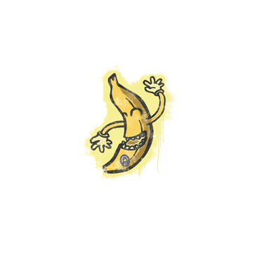 Sealed Graffiti | Banana