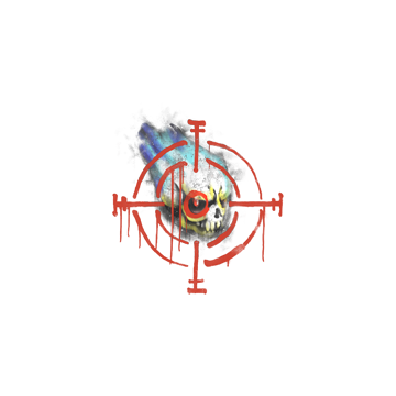 Sealed Graffiti | Skull n' Crosshairs