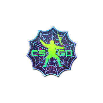 Sticker - Web Stuck (Holo)