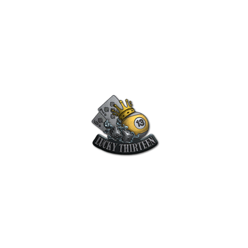 Sticker Lucky 13 (Foil)