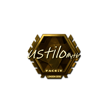 Sticker | USTILO (Gold) | London 2018