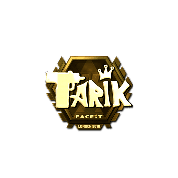Sticker | tarik (Gold) | London 2018