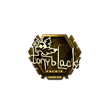 Sticker | tonyblack (Gold) | London 2018