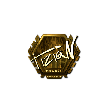 Sticker | tiziaN (Gold) | London 2018