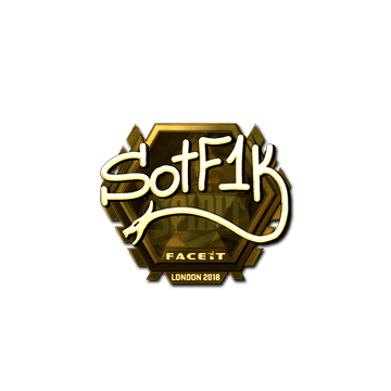 Sticker | S0tF1k (Gold) | London 2018