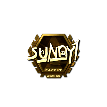 Sticker | suNny (Gold) | London 2018