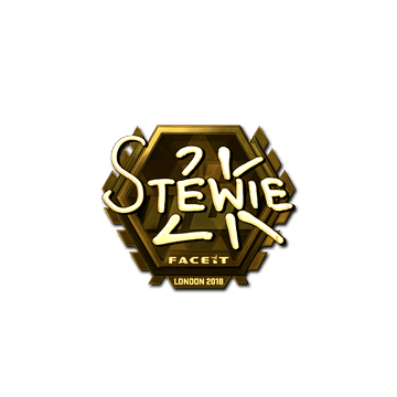 Sticker | Stewie2K (Gold) | London 2018