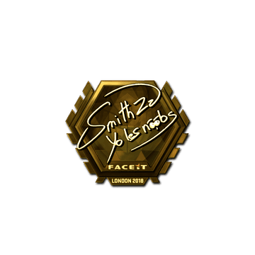 Sticker | SmithZz (Gold) | London 2018