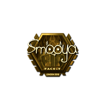 Sticker | smooya (Gold) | London 2018