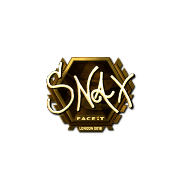 Sticker | Snax (Gold) | London 2018