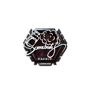 Sticker | somebody (Foil) | London 2018