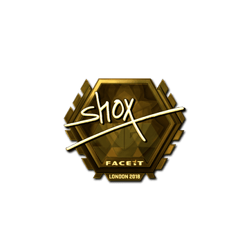 Sticker | shox (Gold) | London 2018