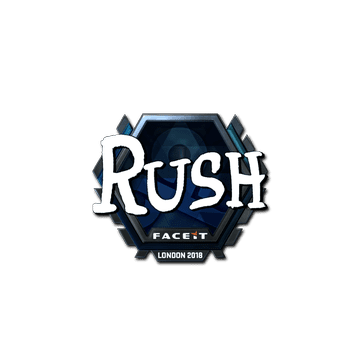 Sticker | RUSH (Foil) | London 2018