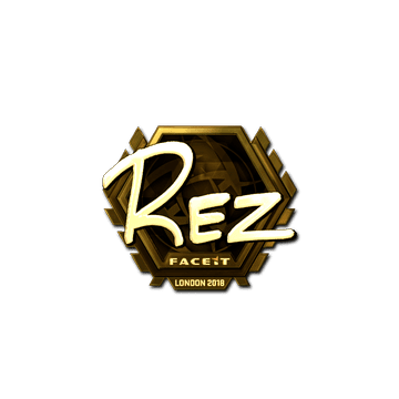 Sticker | REZ (Gold) | London 2018