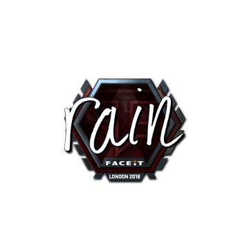 Sticker | rain (Foil) | London 2018