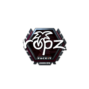 Sticker | ropz (Foil) | London 2018