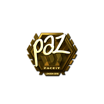 Sticker | paz (Gold) | London 2018