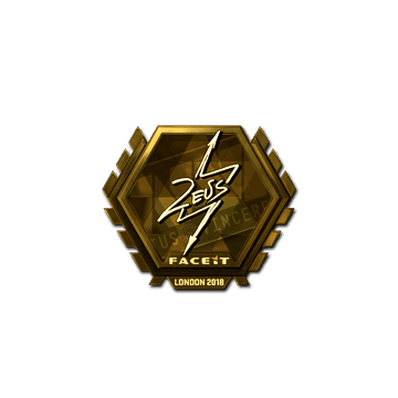 Sticker | Zeus (Gold) | London 2018