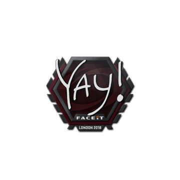 Sticker | yay | London 2018