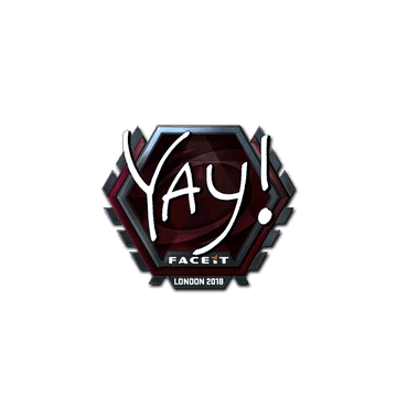 Sticker | yay (Foil) | London 2018