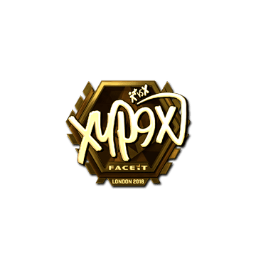 Sticker | Xyp9x (Gold) | London 2018