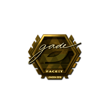 Sticker | gade (Gold) | London 2018