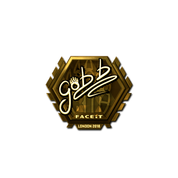Sticker | gob b (Gold) | London 2018