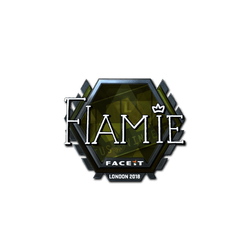 Sticker | flamie (Foil) | London 2018