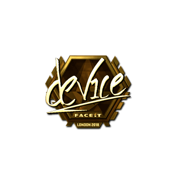Sticker | device (Gold) | London 2018