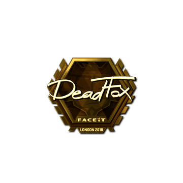Sticker | DeadFox (Gold) | London 2018