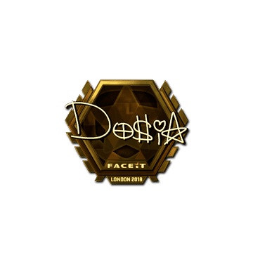 Sticker | Dosia (Gold) | London 2018