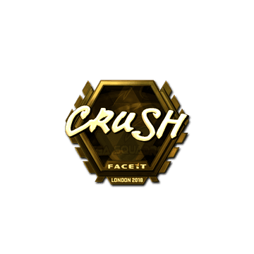 Sticker | crush (Gold) | London 2018
