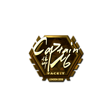 Sticker | captainMo (Gold) | London 2018