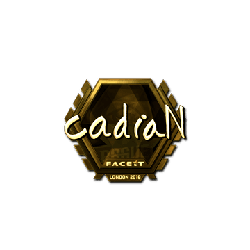 Sticker | cadiaN (Gold) | London 2018