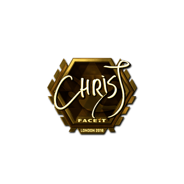 Sticker | chrisJ (Gold) | London 2018