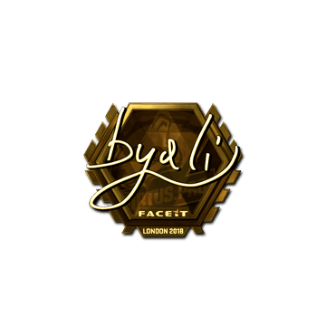 Sticker | byali (Gold) | London 2018