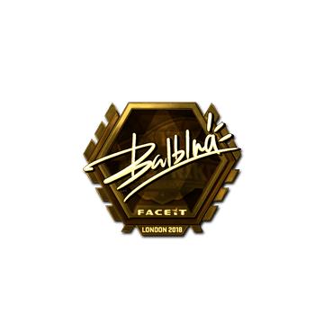 Sticker | balblna (Gold) | London 2018