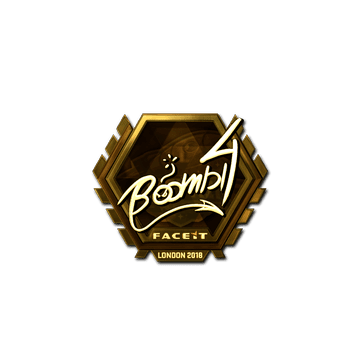 Sticker | Boombl4 (Gold) | London 2018