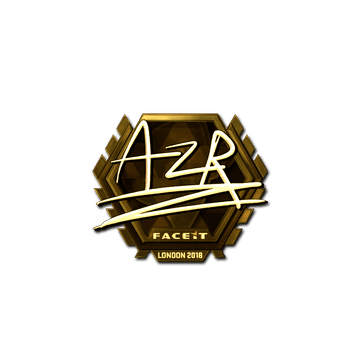 Sticker | AZR (Gold) | London 2018