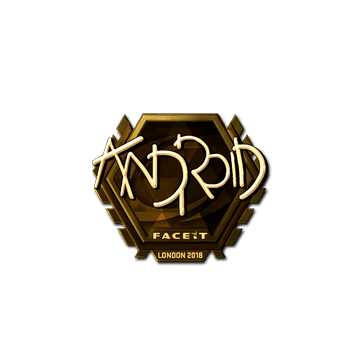 Sticker | ANDROID (Gold) | London 2018